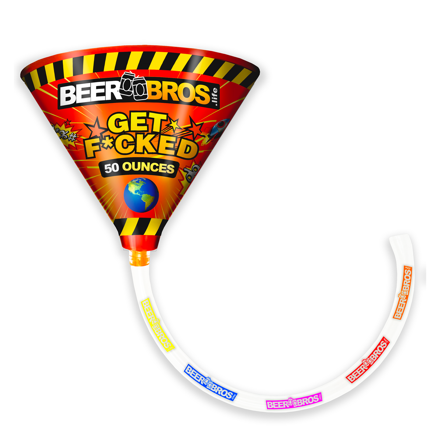 GET F*CKED 50 OZ Beer Funnel